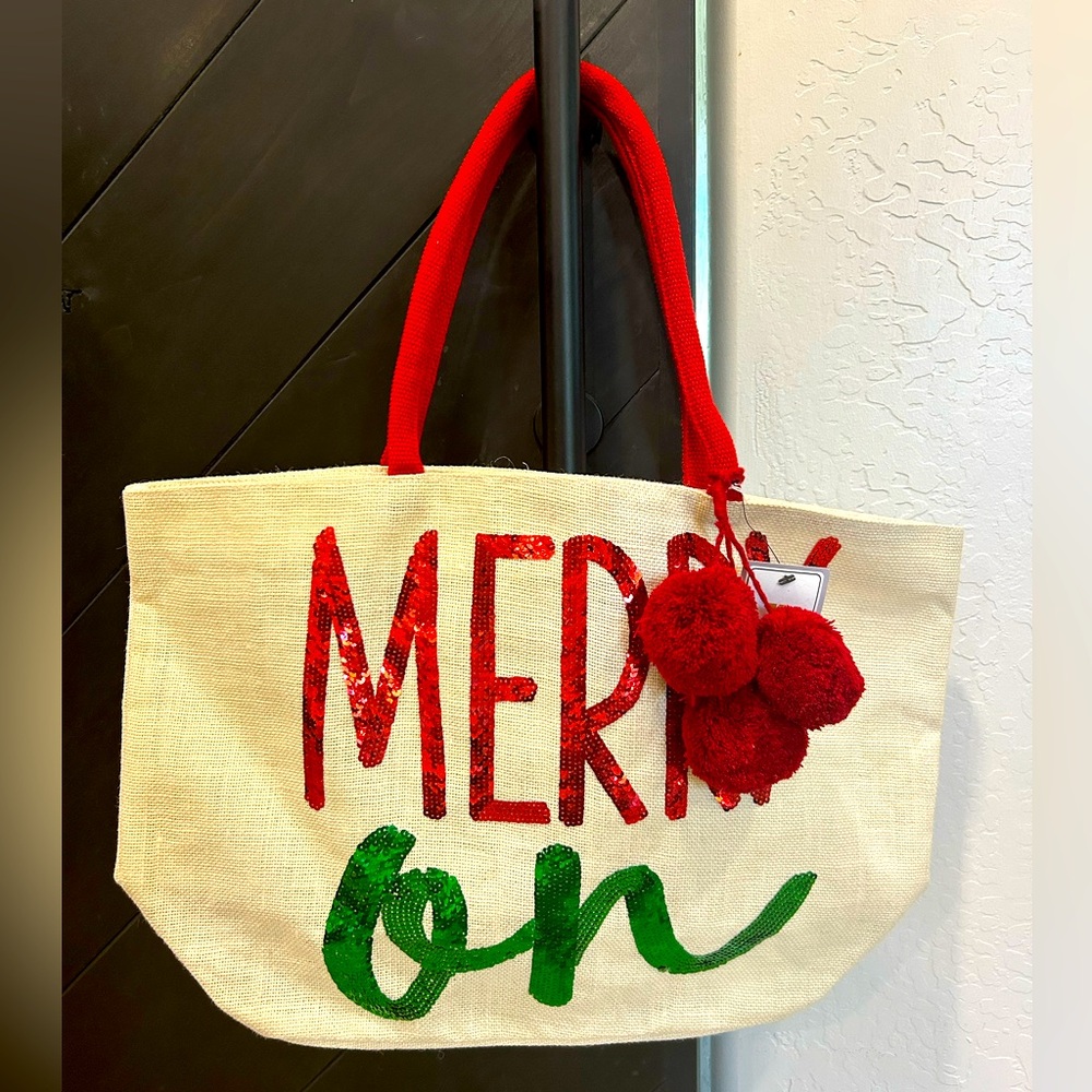 NEW Holiday Totes! (Mudpie) Large